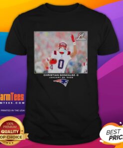 Alt Text: Awesome New England Patriots Christian Gonzalez NFL Flash Features Week 21 T-Shirt in vibrant colors, perfect for fans.