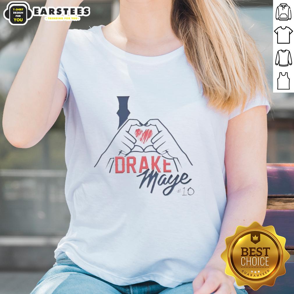 awesome-new-england-patriots-i-love-drake-maye-10-ladies-tee Awesome I Love Drake Maye 10 New England Patriots T-Shirt - Image 5