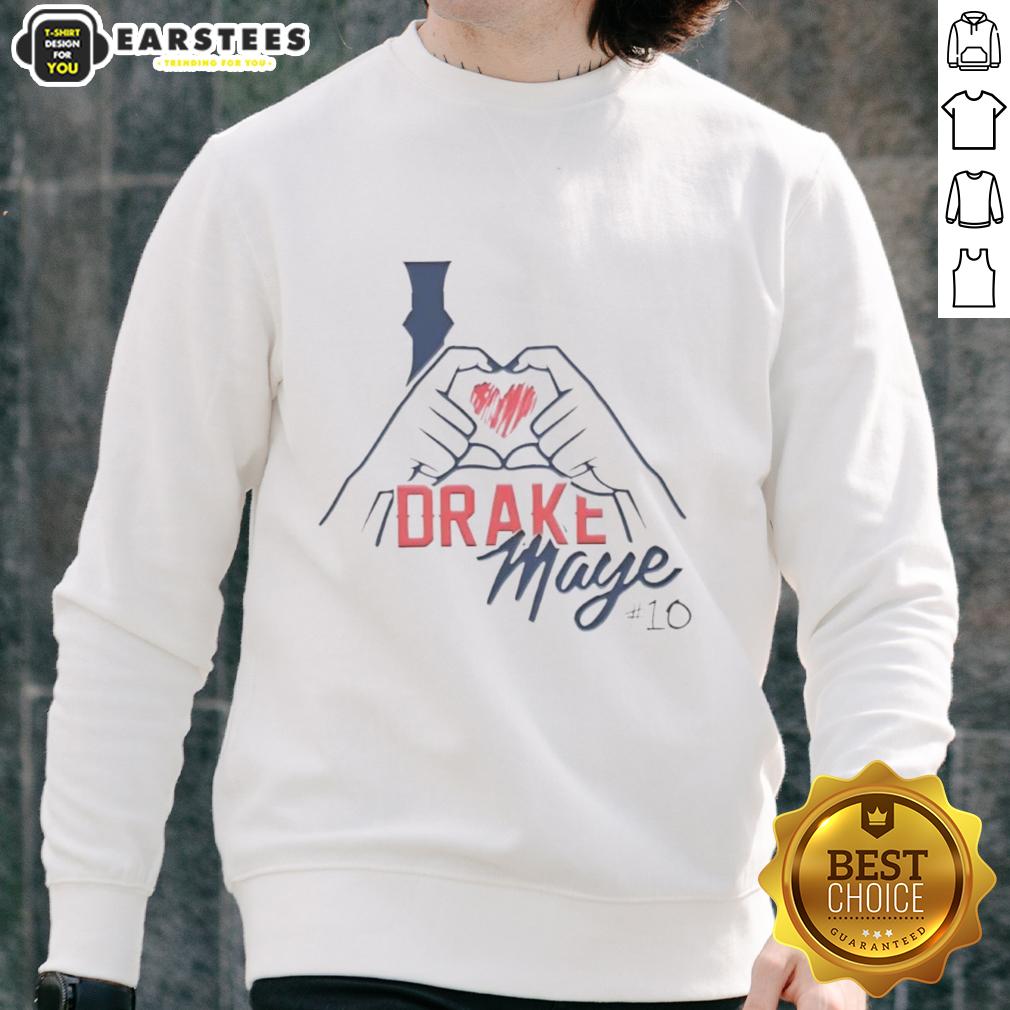 awesome-new-england-patriots-i-love-drake-maye-10-sweatshirt Awesome I Love Drake Maye 10 New England Patriots T-Shirt - Image 4