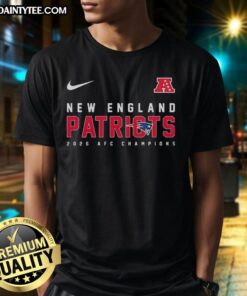 Awesome New England Patriots NFL AFC Championship 2026 T-shirt featuring bold team graphics and vibrant colors.