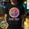 Awesome New York City Sports T-Shirt featuring Knicks, Devils, Giants, and Mets logos in a stylish design.