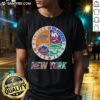 Awesome New York City sports t-shirt featuring Knicks, Islanders, Jets, and Mets logos for fans.