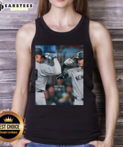Awesome New York Yankees back-to-back Judge to Belli tank top featuring stylish graphics for baseball fans.