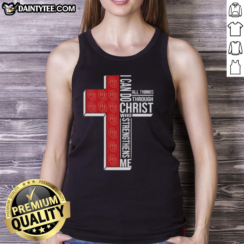 awesome-oklahoma-sooners-womens-basketball-cross-i-can-do-all-things-through-christ-who-strengthens-me-tank-top Alt Text: Awesome Oklahoma Sooners women's basketball tank top featuring 'I Can Do All Things Through Christ Who Strengthens Me' design.