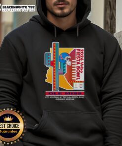 Awesome Ole Miss Rebels 2026 CFP Semifinal at the Vrbo Fiesta Bowl hoodie featuring team colors and logo.