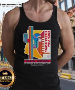 Awesome Ole Miss Rebels 2026 CFP Semifinal at the Vrbo Fiesta Bowl tank top featuring bold team colors and logo.