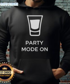 Awesome Party Mode On Hoodie featuring vibrant graphics and a cozy fit, perfect for festive gatherings and celebrations.