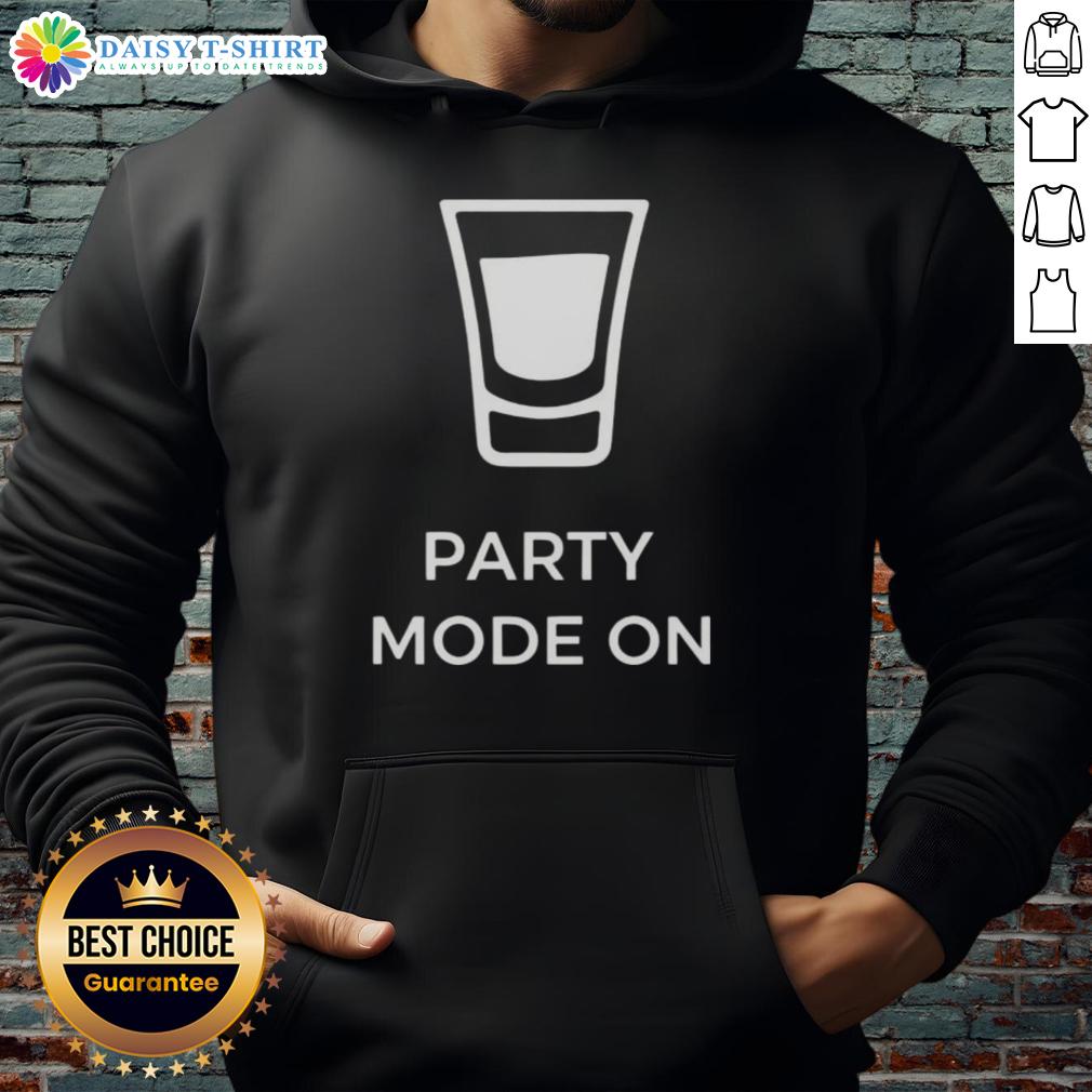 Awesome Party Mode On Hoodie Awesome Party Mode On Hoodie featuring vibrant graphics and a cozy fit, perfect for festive gatherings and celebrations.