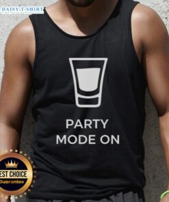 Awesome Party Mode On Tank Top featuring vibrant colors and fun graphics, perfect for summer gatherings and celebrations.