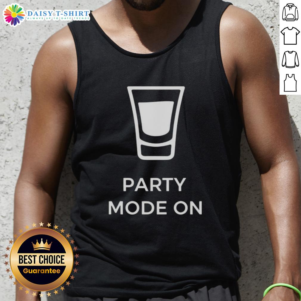 Awesome Party Mode On Tank Top Awesome Party Mode On Tank Top featuring vibrant colors and fun graphics, perfect for summer gatherings and celebrations.
