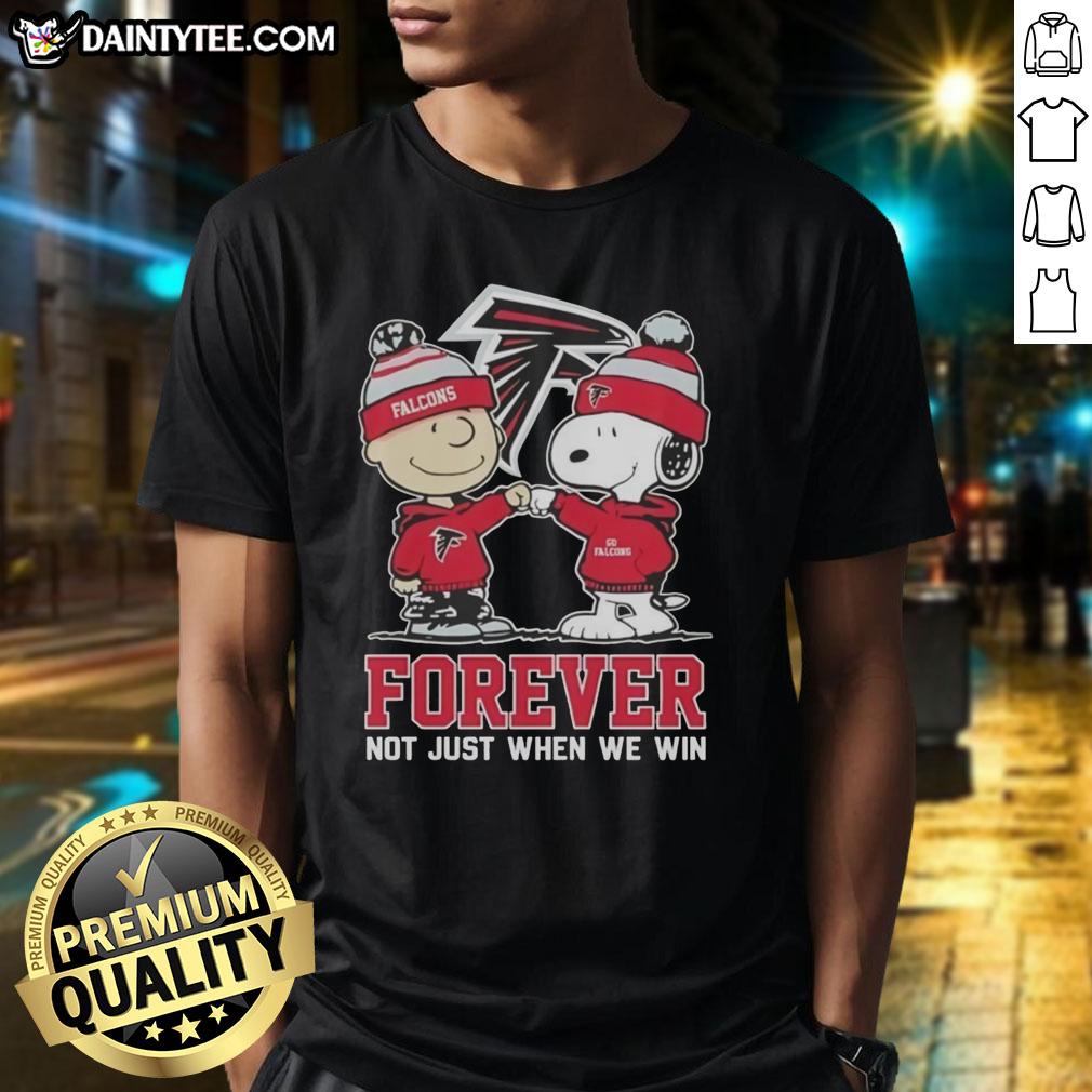 awesome-peanut-snoopy-charlie-brown-atlanta-falcons-forever-not-just-when-we-win-t-shirt Alt Text: Awesome Peanut Snoopy and Charlie Brown Atlanta Falcons Forever T-Shirt design, perfect for loyal fans.