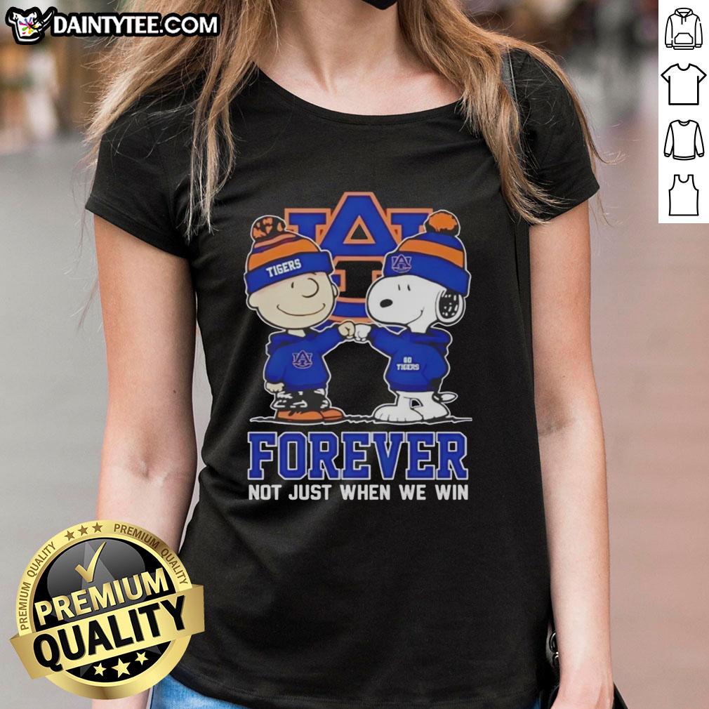 awesome-peanut-snoopy-charlie-brown-auburn-tigers-forever-not-just-when-we-win-ladies-tee Awesome Peanut Snoopy and Charlie Brown Auburn Tigers Forever Ladies Tee, perfect for fans celebrating every game.