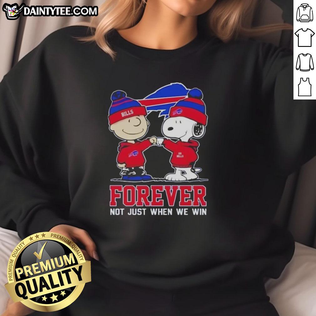awesome-peanut-snoopy-charlie-brown-buffalo-bills-forever-not-just-when-we-win-sweatshirt Awesome Peanut Snoopy and Charlie Brown Buffalo Bills Forever sweatshirt, perfect for fans celebrating team spirit.