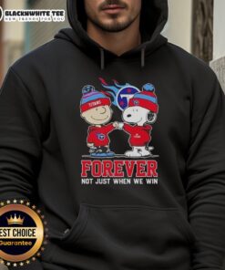 Awesome Peanut Snoopy and Charlie Brown hoodie for Tennessee Titans fans, celebrating loyalty, not just victories.
