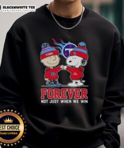 Awesome Peanut Snoopy and Charlie Brown sweatshirt for Tennessee Titans fans, perfect for showing team spirit anytime.