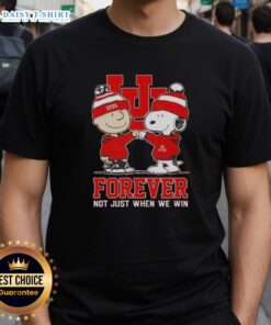 Alt Text: Awesome Peanut Snoopy Charlie Brown Utah Utes Forever T-Shirt design, showcasing team spirit and fandom.