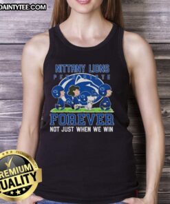 Awesome Peanuts Penn State Nittany Lions Forever tank top, perfect for fans celebrating team spirit all season long.