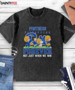 Alt Text: Awesome Peanuts Pitt Panthers Forever t-shirt, perfect for fans, showcasing team spirit beyond just winning.