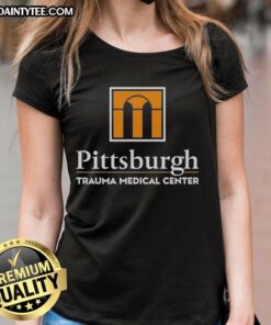 Awesome Pittsburgh Trauma Medical Center PTMC ladies tee featuring a stylish design and comfortable fit for everyday wear.