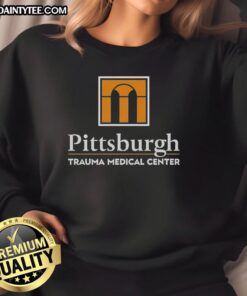 Awesome Pittsburgh Trauma Medical Center PTMC sweatshirt in vibrant colors, showcasing hospital pride and style.