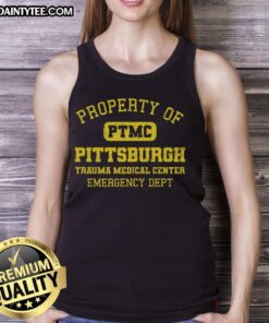 Awesome Pittsburgh Trauma Medical Center tank top featuring a stylish design and vibrant colors for medical professionals.