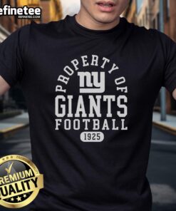 Awesome New York Giants Football T-Shirt since 1925 featuring team logo and vibrant design for fans.