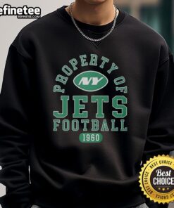 New York Jets football sweatshirt, featuring a vintage design celebrating the team's legacy since 1960.