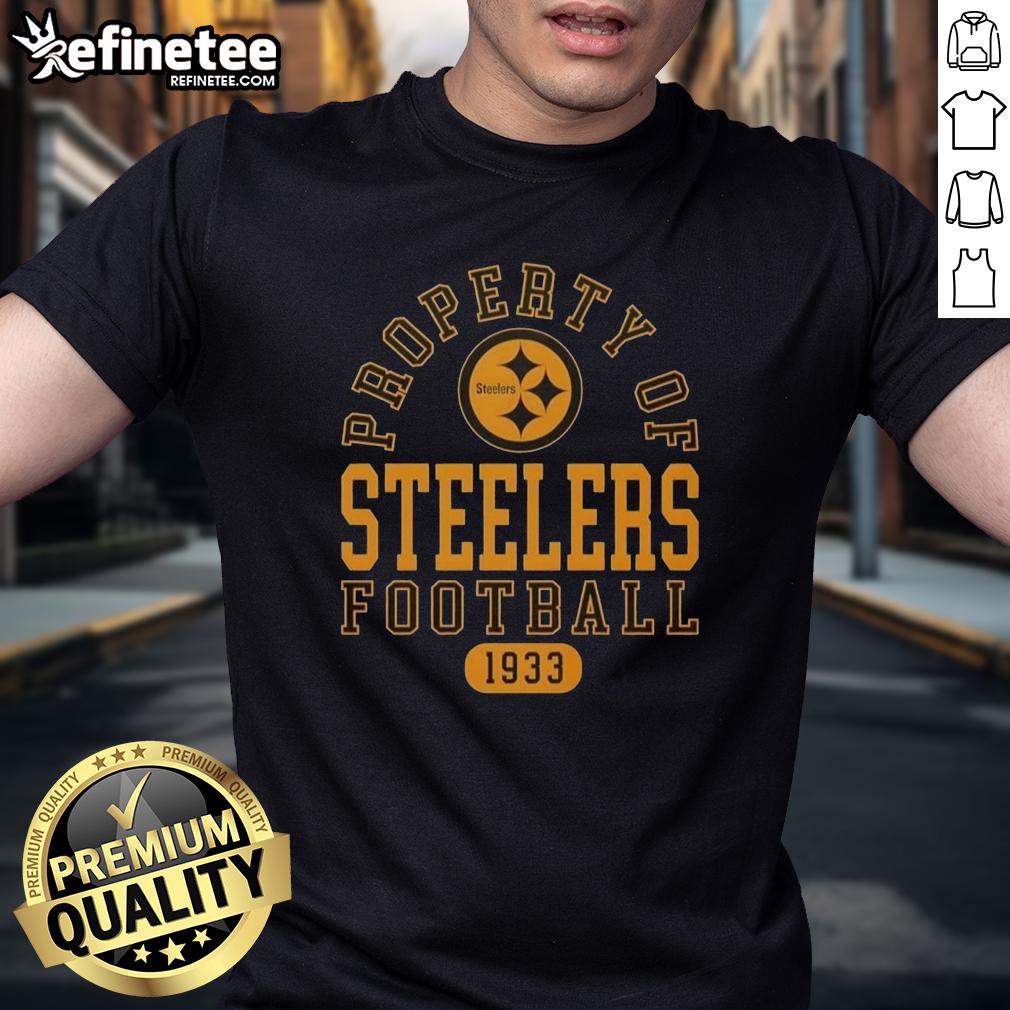 awesome-property-of-pittsburgh-steelers-football-since-1933-t-shirt-1 Awesome Pittsburgh Steelers football T-shirt since 1933 featuring team logo and vintage design, perfect for fans.