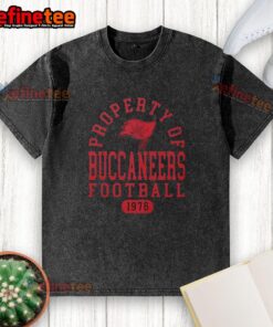 Awesome Tampa Bay Buccaneers football washed t-shirt since 1976, featuring team colors and logo for fans.