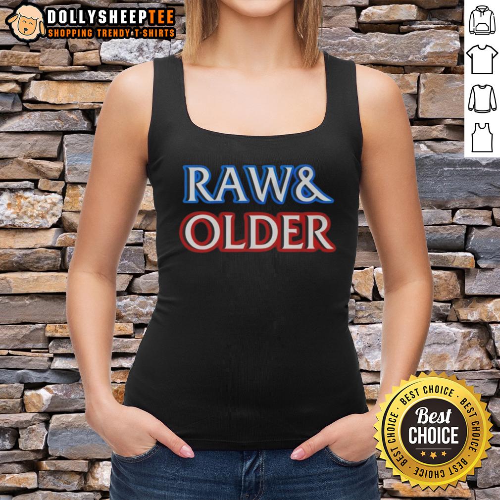 Awesome Raw And Older Parody Tank Top Awesome Raw And Older Parody Tank Top featuring a humorous graphic design, perfect for casual wear and summer vibes.