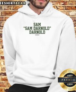 Alt Text: Awesome Sam Darnold hoodie featuring a stylish design, perfect for fans of the NFL quarterback Sam Darnold.