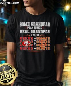 Awesome San Francisco 49ers and Giants T-shirt: Real grandmas watch sports, not just play bingo. Perfect for fans!