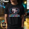 Alt Text: Awesome San Francisco 49ers Football T-Shirt featuring vibrant colors and a 'Cancer Sucks' logo design.