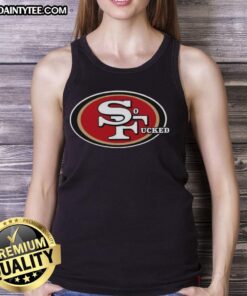 Awesome San Francisco 49ers tank top featuring bold graphics and vibrant colors for fans showing team spirit.