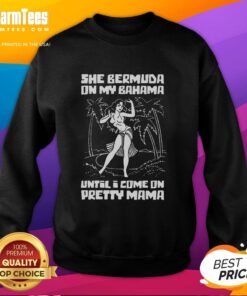 Awesome She Bermuda sweatshirt for women, featuring a stylish design perfect for casual wear or beach outings.