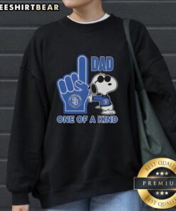Awesome Snoopy San Diego Padres sweatshirt for dads, featuring a unique design perfect for baseball fans.