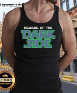Awesome Star Wars Beware of the Dark Side tank top featuring iconic graphics and bold colors for fans and fashion lovers.