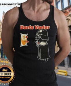 Awesome Star Wars darts Vader tank top featuring a bold graphic design of Darth Vader, perfect for fans and casual wear.