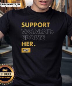 Awesome Support Women's Sports Her T-Shirt showcasing a stylish design, perfect for athletic women and sports enthusiasts.