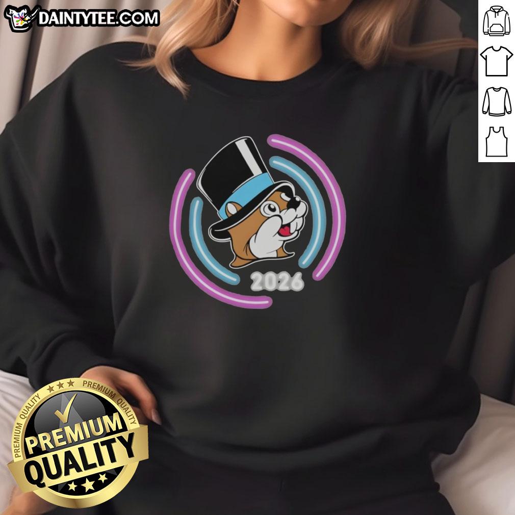 awesome-texas-snax-buc-ees-happy-new-year-2026-sweatshirt Alt Text: Awesome Texas Snax Buc-ee's Happy New Year 2026 sweatshirt featuring vibrant colors and festive design.