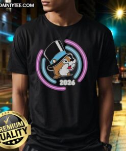 Alt Text: Awesome Texas Snax Buc-Ee's Happy New Year 2026 T-Shirt featuring festive designs and vibrant colors for celebration.