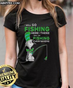 Awesome Cat in the Hat fishing tee for ladies, featuring a playful design and vibrant colors, perfect for outdoor adventures.