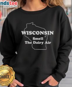 Awesome The Wire Herc Wisconsin Smell The Dairy Air Sweatshirt featuring a stylish design and comfortable fit for fans.
