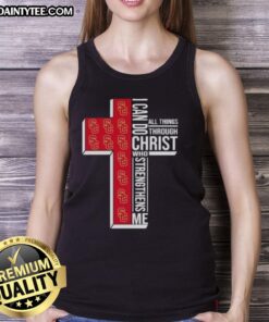 USC Trojans women's basketball tank top with 'I Can Do All Things Through Christ Who Strengthens Me' design.