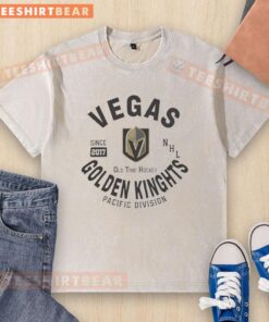 Awesome Vegas Golden Knights Pacific Division old-time hockey NHL t-shirt, showcasing team pride since 2017.