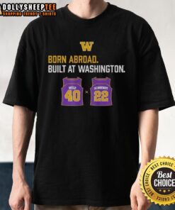 Awesome Washington Huskies Schrempf-Welp Duo Jersey T-Shirt showcasing pride for fans born abroad and built at Washington.