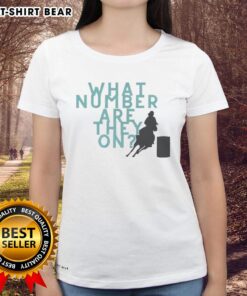 Awesome What Number Are They On Ladies Tee featuring a stylish graphic design for women's casual wear.