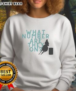 Awesome What Number Are They On Sweatshirt featuring a fun design perfect for casual wear and sports enthusiasts.