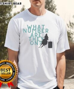 Awesome What Number Are They On T-Shirt featuring a bold graphic design, perfect for fans and casual wear.