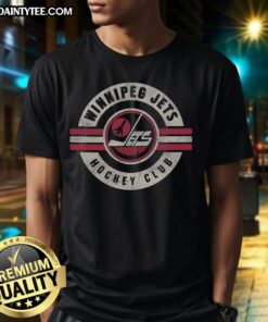 Awesome Winnipeg Jets Vintage Surround T-Shirt featuring retro graphics and a classic fit for hockey fans.